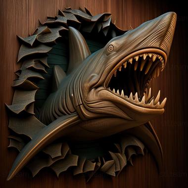 3D model shark (STL)